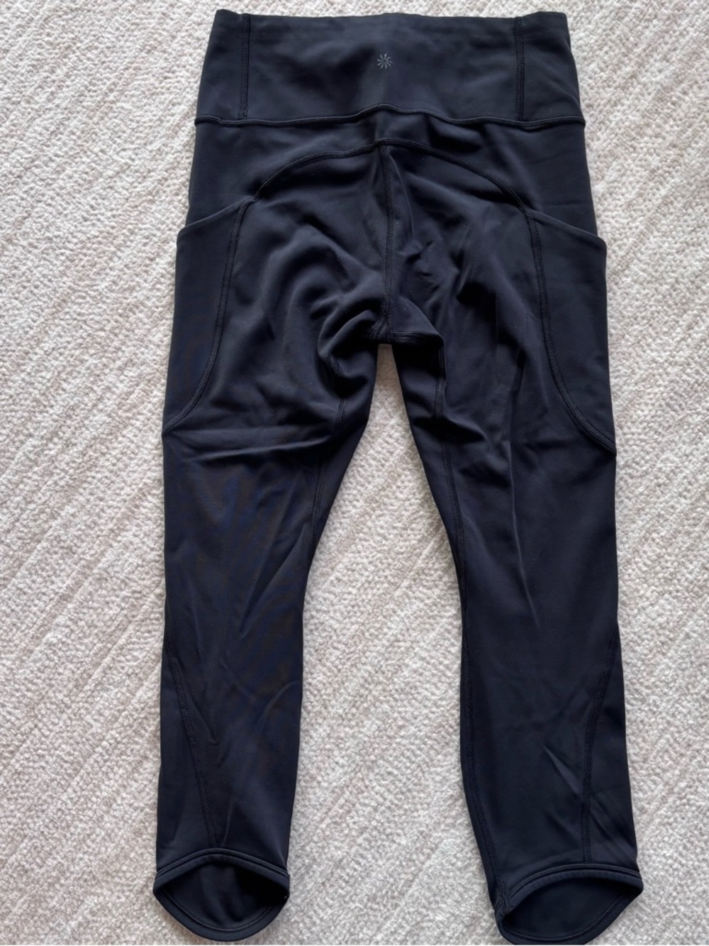Athleta Black High-Rise Pocket Cropped Leggings Small - Picture 10 of 12